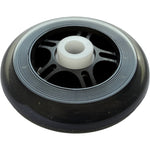 Black Pro Range Replacement Poly-Core Rubber Wheel For B5066/B5067 Paddock Stands (B5276)