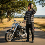 Black Coyote Motorcycle Shirt