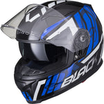 Black Apex Triple Full Face Motorcycle Helmet