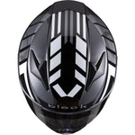 Black Apex Triple Full Face Motorcycle Helmet