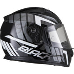 Black Apex Triple Full Face Motorcycle Helmet