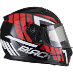 Black Apex Triple Full Face Motorcycle Helmet
