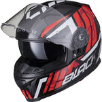 Black Apex Triple Full Face Motorcycle Helmet