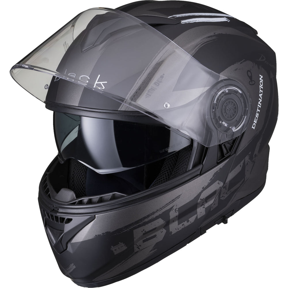 black optimus flip front motorcycle helmet Black Optimus II Destination Flip Front Motorcycle Helmet – Ghostbikes