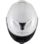 Black Optimus II Flip Front Motorcycle Helmet