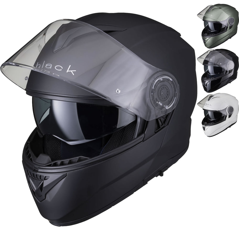 black optimus sv tour flip front motorcycle helmet II Destination & Visor Kit Flip-front Touring Helmets - Adventure