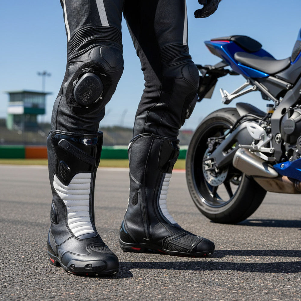 Black Rapid WP Motorcycle Boots