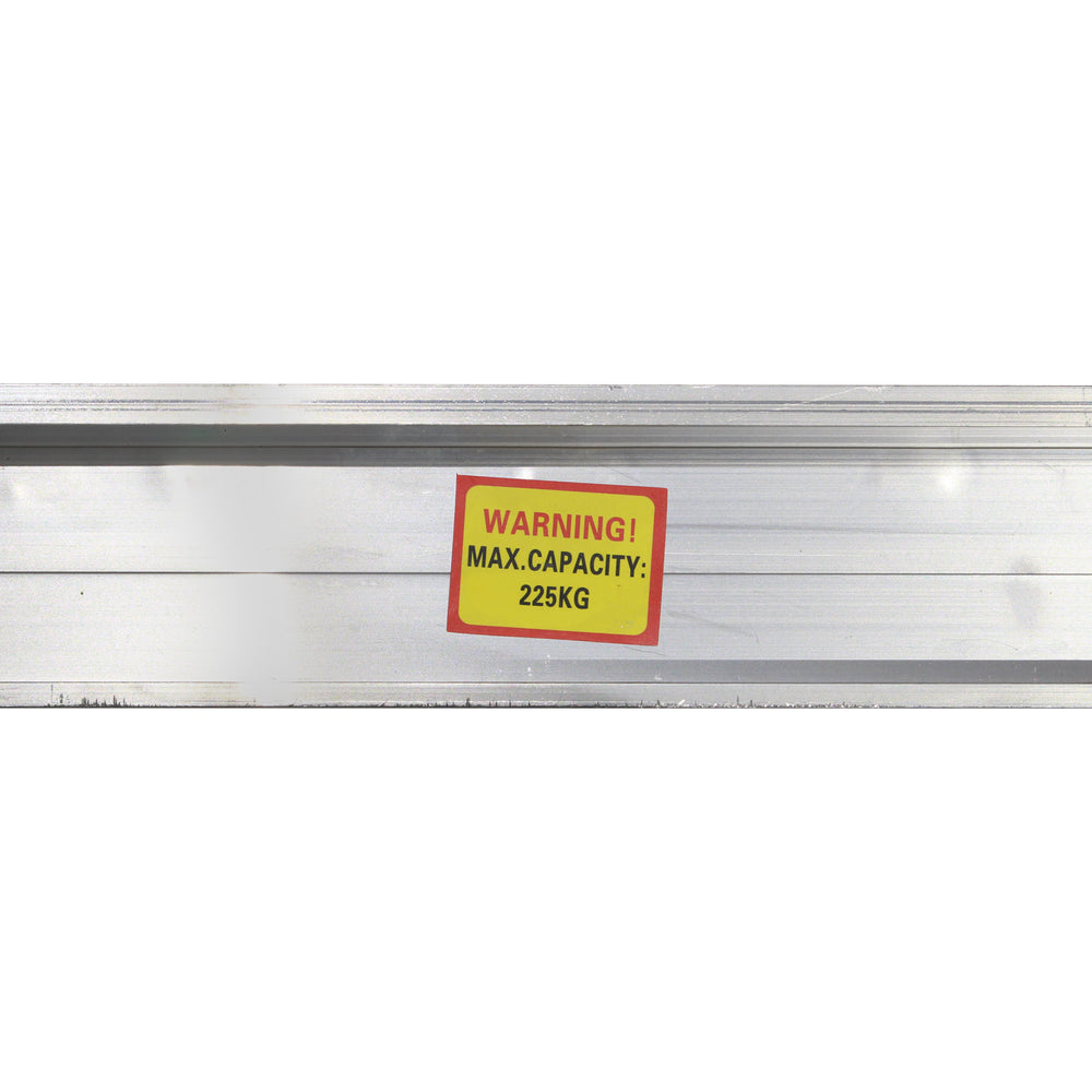 Black Pro Range (B5383) Aluminium Folding Motorcycle Loading Ramp (Pair)
