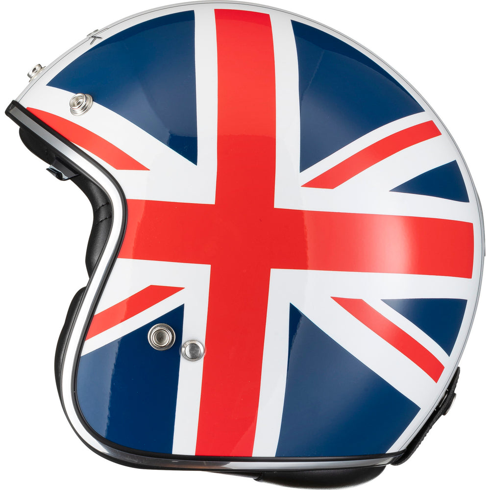 distressed union jack motorcycle helmet Black Classic Union Jack Open Face Motorcycle Helmet – Ghostbikes