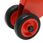 Black Pro Range Oval Tube Rear Paddock Stand (B5397) With L-Cup Cradle Adaptors