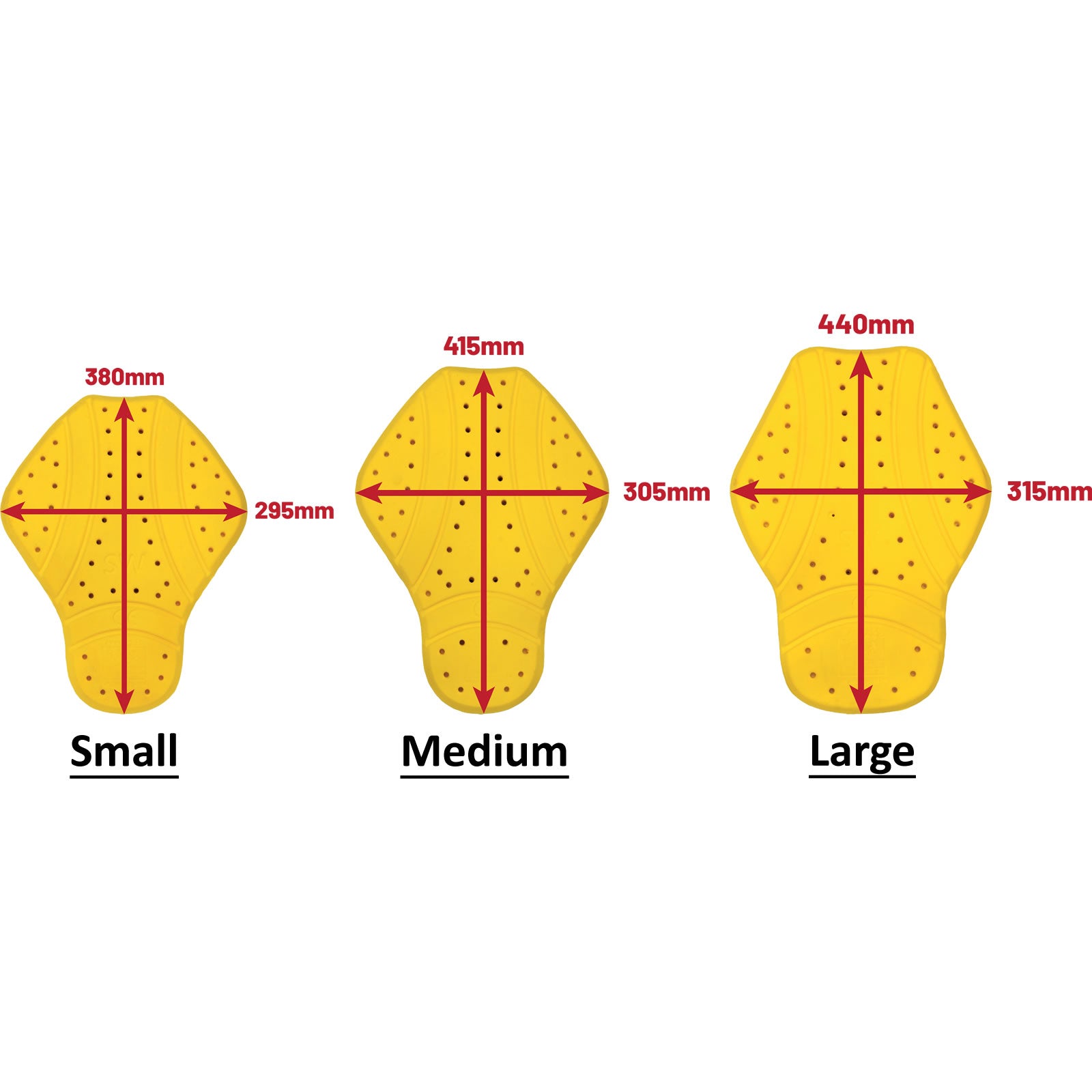 Soft CE Approved Level 2 Back Protector Insert (with Hook and Loop