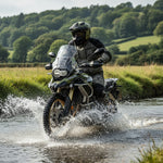 Black Street Fighter ECE R22.06 Matt Black Open Face Motorcycle Helmet and Internal Visor