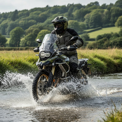 Black Street Fighter Open Face ECE R22.06 Motorcycle Helmet