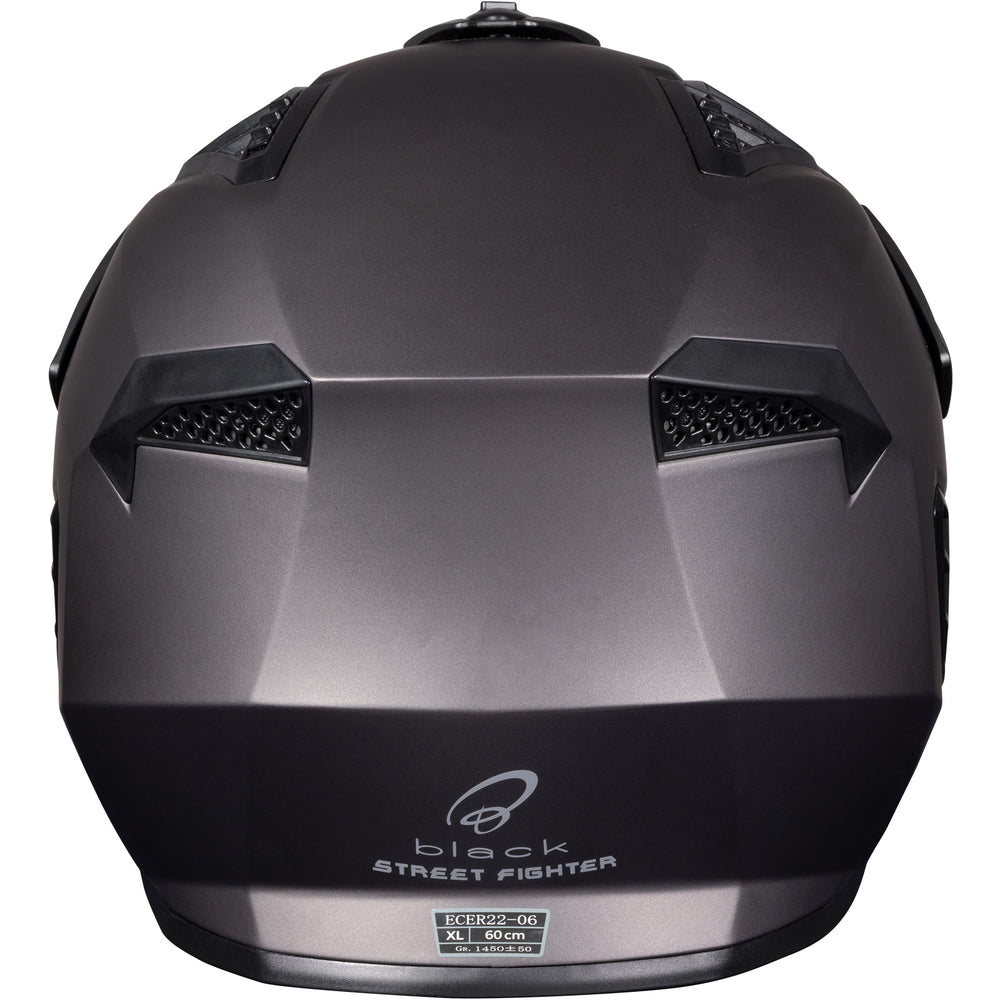 black and bronze motorcycle helmet Black Street Fighter ECE R22.06 Matt Bronze Open Face Motorcycle Helme – Ghostbikes