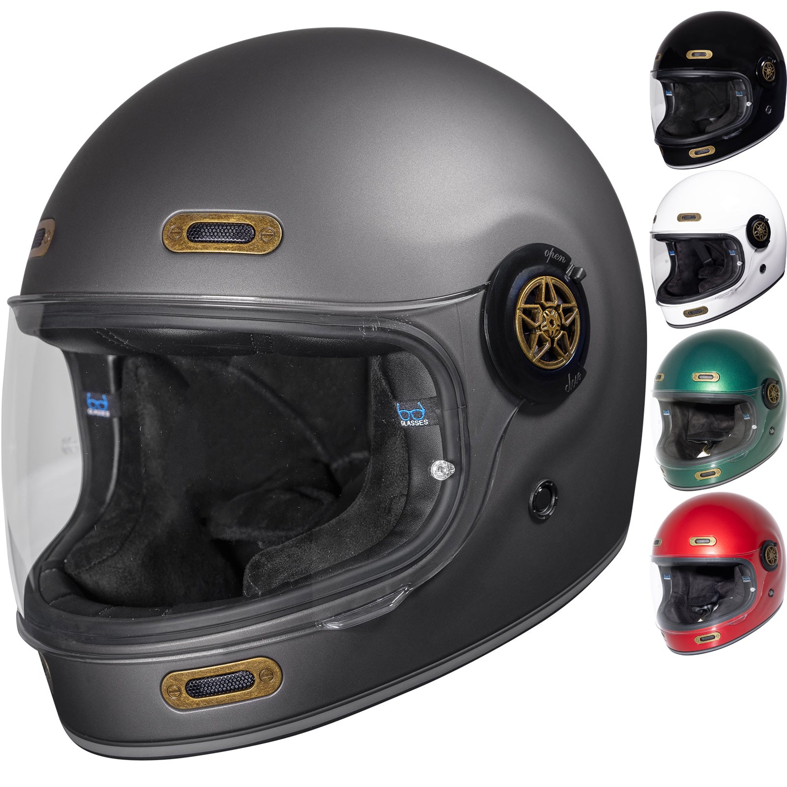 Black Orbit ECE R22.06 Motorcycle Helmet – Ghostbikes