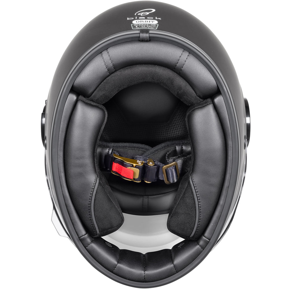 black motorcycle helmet withbsailor moon Black Orbit ECE R22.06 Motorcycle Helmet – Ghostbikes