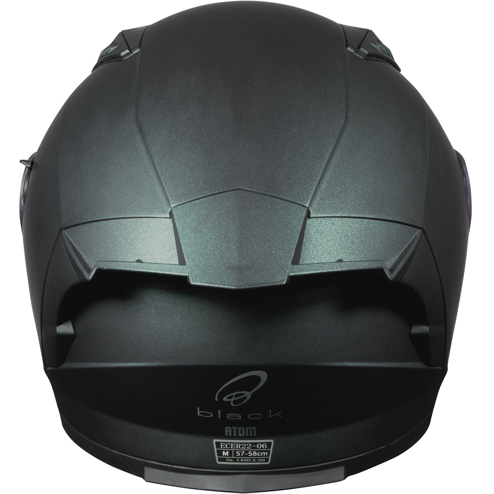 ece r22 05 motorcycle helmet Black Atom ECE R22.06 Motorcycle Helmet – Ghostbikes