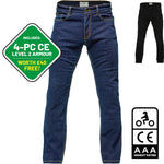 Black Roadster AAA CE Motorcycle Jeans