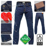 Black Roadster AAA CE Motorcycle Jeans