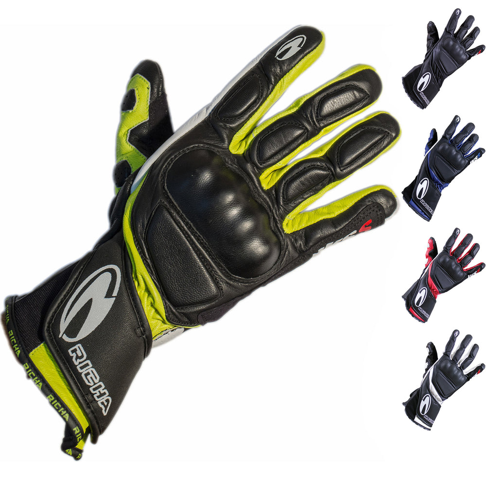 richa handschuhe Richa WSS Leather Motorcycle Gloves – Ghostbikes