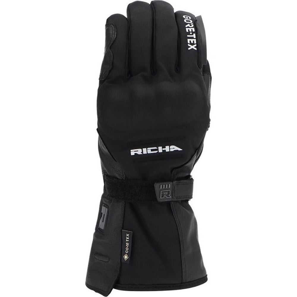 Richa Ice Polar Gore-Tex Motorcycle Gloves - Black