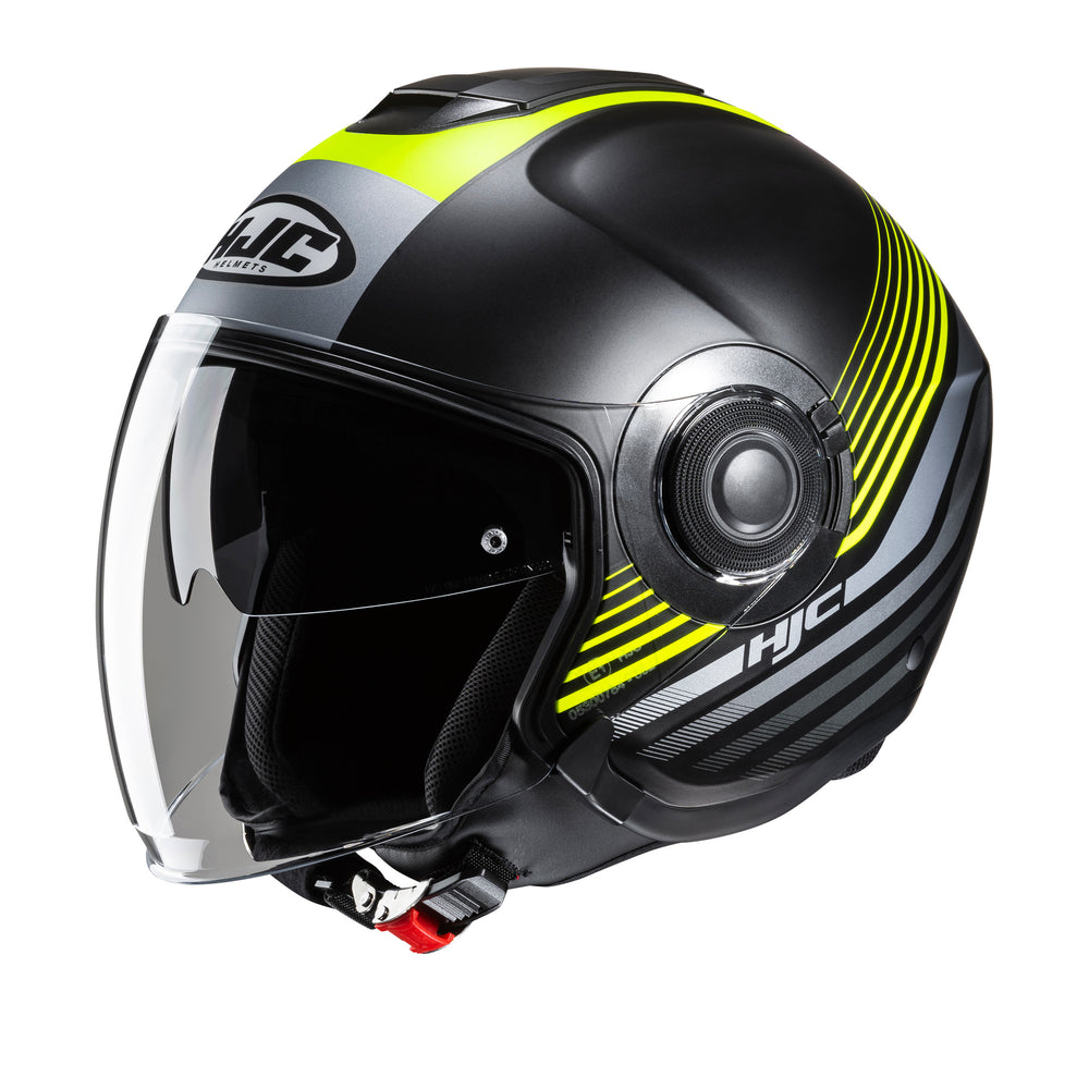 HJC I40N Dova MC3HSF Yellow Motorcycle Helmet