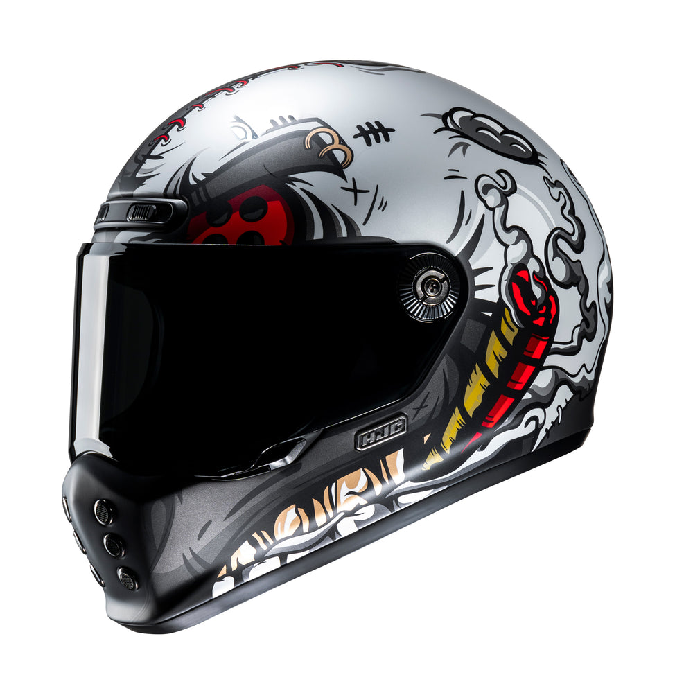 HJC V10 Vatt MC1SF Red Motorcycle Helmet