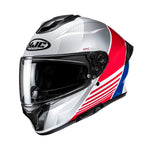 HJC C71 Morix MC21 White Blue Red  Motorcycle Helmet