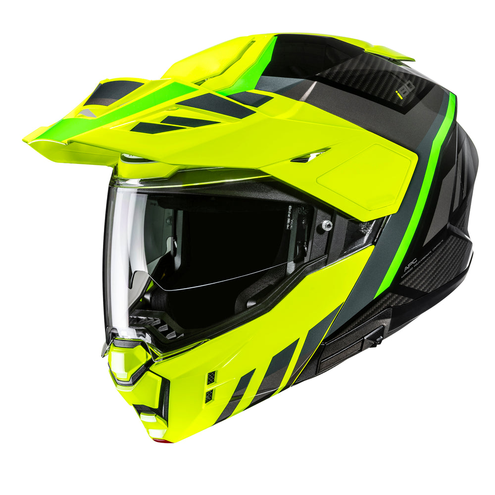HJC I80 Imes MC3H Yellow Motorcycle Helmet