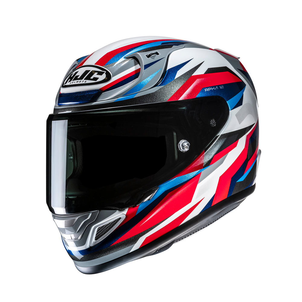 HJC RPHA 12 Dravix MC21 White Blue Red  Motorcycle Helmet
