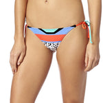 Fox Racing Ladies Stereo Side Tie Bikini Bottoms Size XS Fluo Orange