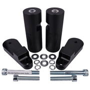 BikeTek Black STP Crash Protectors Set - Honda CBR250R 2011-13