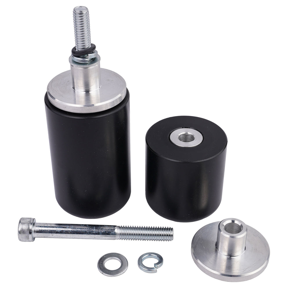 BikeTek Black STP Crash Protectors Set - Kawasaki Z750 2007-12, Z1000 2007-10