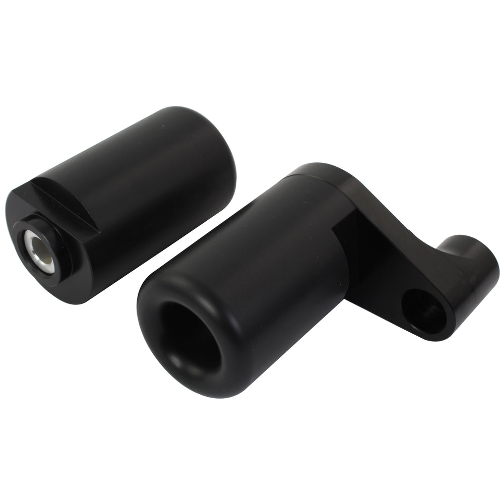 BikeTek Black STP Crash Protectors Set - Suzuki GSXR1000 2000-02
