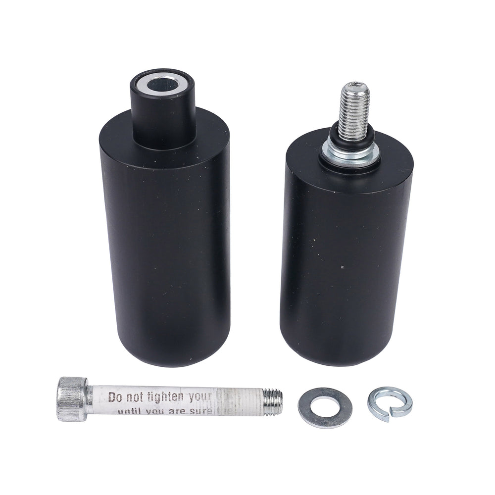 BikeTek Black STP Crash Protectors Set - Yamaha YZF-R6 (Race) 2003-05