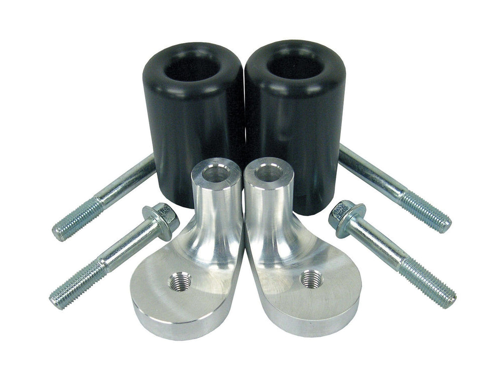 BikeTek Black STP Crash Protectors Set - Yamaha YZF-R1  2009-