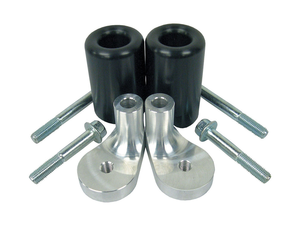BikeTek Black STP Crash Protectors Set - KTM 1190 RC8 2008-13