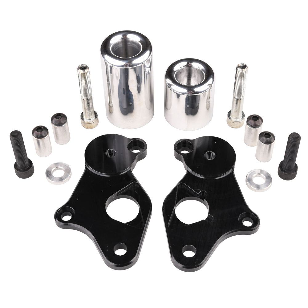 BikeTek Aluminium Crash Protectors Set - Suzuki GSXR600 & GSXR750 2006-09