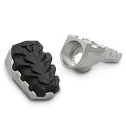 SW Motech Evolution Footpegs - Black/Silver