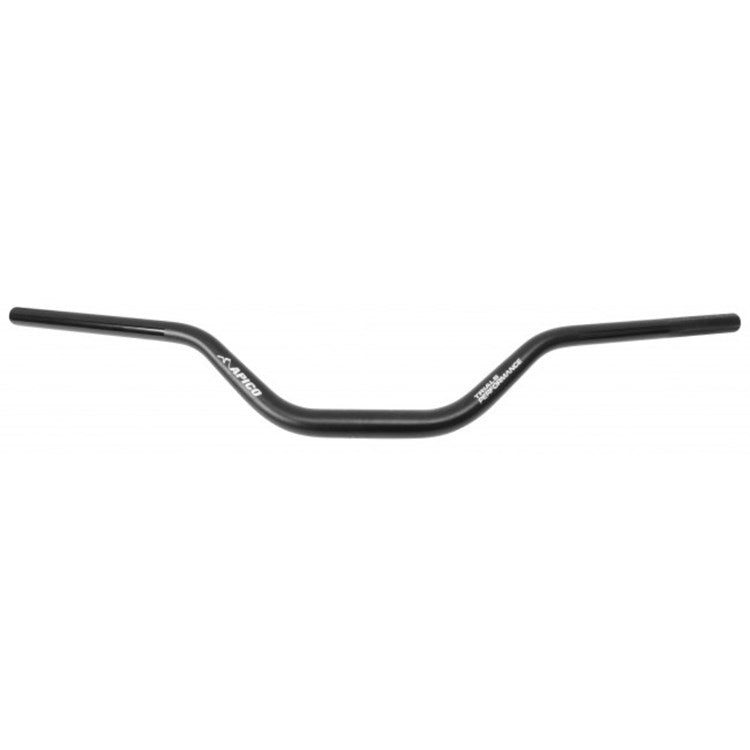 Apico Trials Performance 28.6mm Fat Oversized Handlebars Bars - Low/ 4.5" - Black