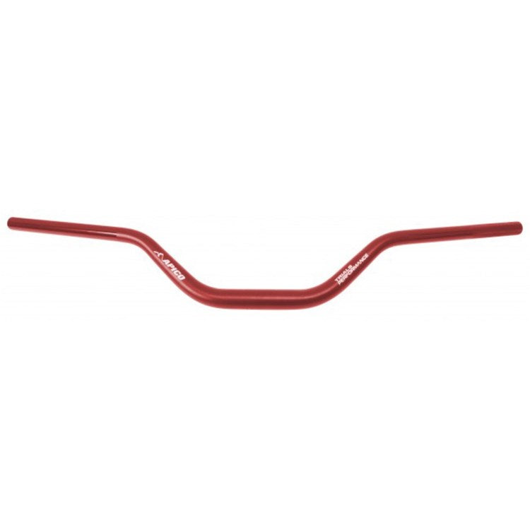Apico Trials Performance 28.6mm Fat Oversized Handlebars Bars - Low/ 4.5" - Red