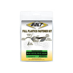 Bolt Hardware Plastic Fastener Kit - Kawasaki KX 125/250 1990-91