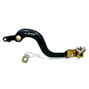 Apico Forged Brake Pedal - Suzuki RM250 2001-08 - Black/ Yellow