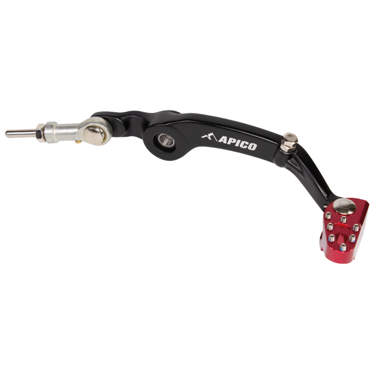 Apico Elite Trials Brake Pedal - Gas Gas Pro/Racing 2019-23 - Black/Red