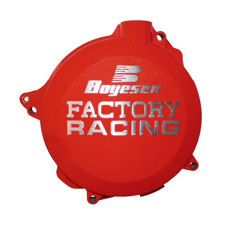 Boyesen Clutch Cover - Honda CRF250R 2010-17 - Red
