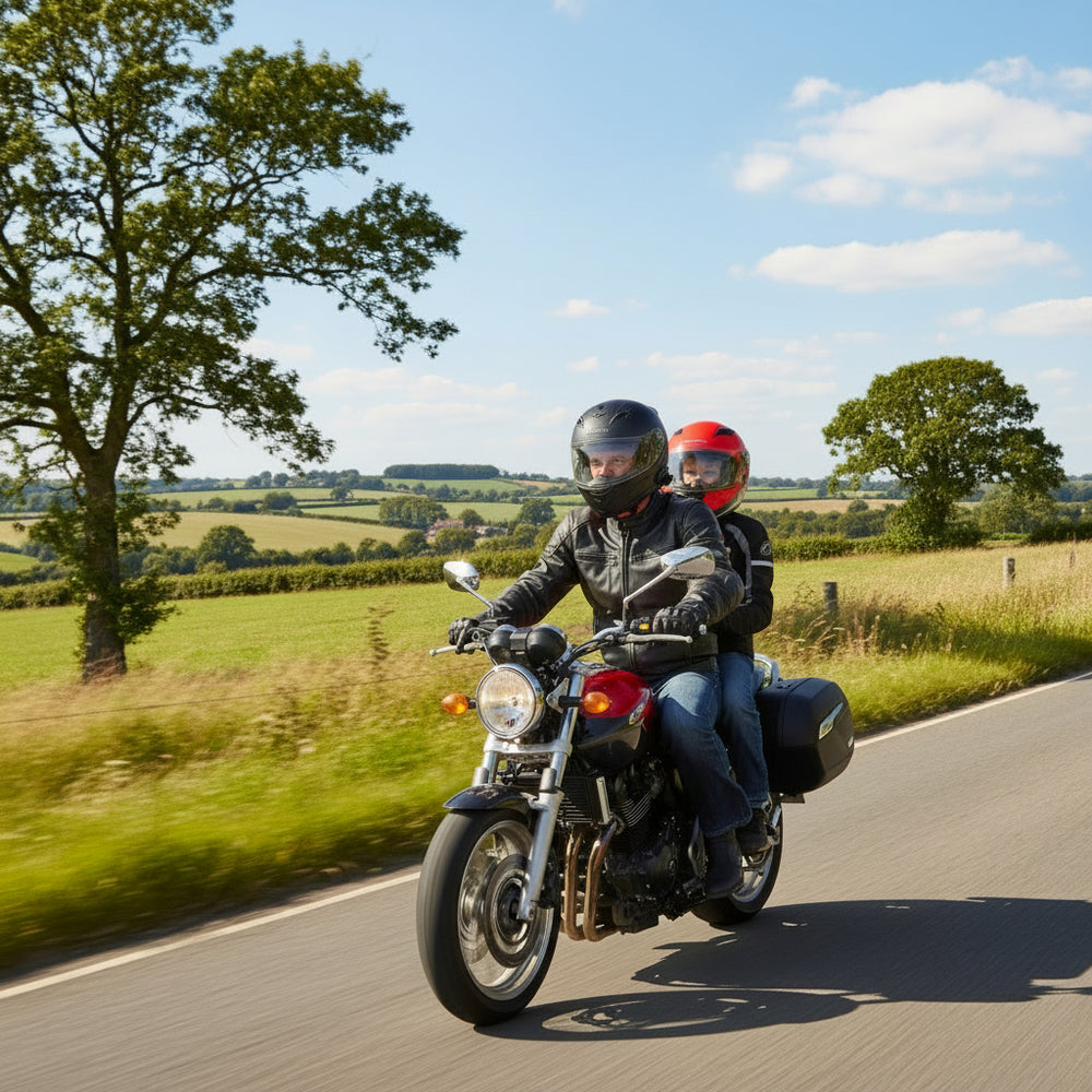 Black FastTrack Control Kids Motorcycle Helmet Lifestyle 