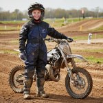 Black Kids FastTrack Race Suit - blue - lifestlye