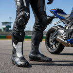 Black Rapid WP Motorcycle Boots Lifestyle