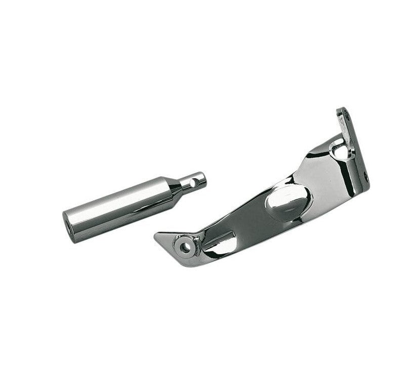 Drag Specialties Forward Controls Floorboard Mounting Brackets For Harley Davidson FLST 1340 1987-1990 - Chrome