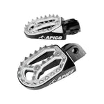 Apico Pro-Bite Foot Pegs - Suzuki RMZ250 2010-23, RMZ450 2012-23 - Black